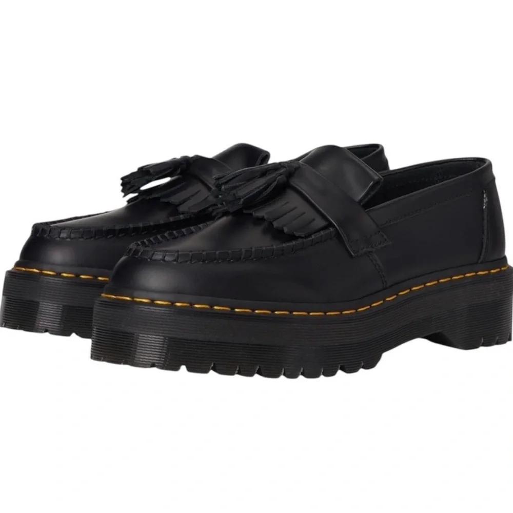 Dr. Martens Adrian Leather Platform Tassel Loafers - Picture 3 of 4